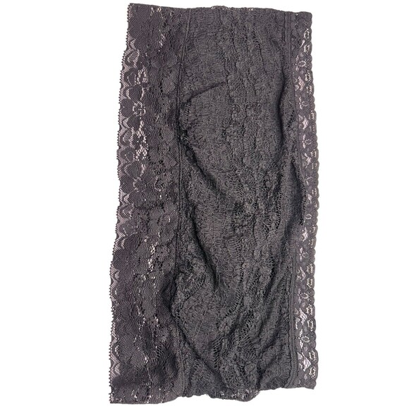 Women’s Free People Set of Two Lace Bandeau Bras Pull On Top Black Size M/L - Picture 4 of 11